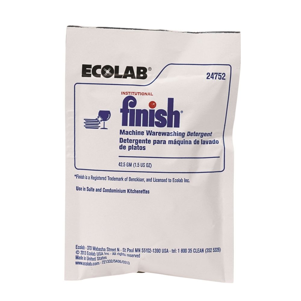 GuestSupply US Ecolab® Finish Powder Machine Dishwasher Detergent, 1